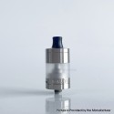VWM Intensa Style RTA Atomizer - Silver + Translucent, 316SS + PCTG, 5.2ml, 10 PCS Air Pins, 22mm Diameter
