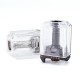 SXK Monarchy iMobb Lite Style RBA Bridge with Boro Tank for Billet / BB Mod - Silver, 6 PCS Air Pin 1, 1.2, 2.5, 3, 3.5, 4mm