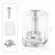 SXK Monarchy iMobb Lite Style RBA Bridge with Boro Tank for Billet / BB Mod - Silver, 6 PCS Air Pin 1, 1.2, 2.5, 3, 3.5, 4mm
