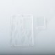 AuthenticMK MODS Engraved Front + Back Panels with Inner Plate for dotMod dotAIO V2 - Pattern B Clear