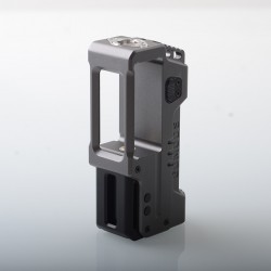 Authentic GD Mods D.Box V2 60W AIO Boro Mod - Grey, VW 1~60W, 1 x 18650, YiHi SX600HL Chipset