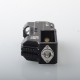 Authentic GD Mods D.Box V2 60W AIO Boro Mod - Black + Silver, VW 1~60W, 1 x 18650, YiHi SX600HL Chipset