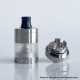 YFTK VWM Intensa Style RTA Atomizer - Silver + Translucent, 316SS + PCTG, 5.2ml, 10 PCS Air Pins, 22mm Diameter