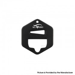 [Ships from Bonded Warehouse] Authentic Kumiho 5-in-1 Shortfill Cap Opener Tool for / E- Bottle - Black, Zinc alloy, Hexagon