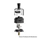 Authentic Thunder Cloud X El Mono Vapeador Requiem Boro RBA Tank - Red Black, 6ml, Air Pin 1.0, 2.0, 3.0,4.0mm