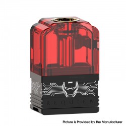 Authentic Thunder Cloud X El Mono Vapeador Requiem Boro RBA Tank - Red Black, 6ml, Air Pin 1.0, 2.0, 3.0,4.0mm