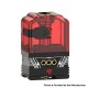 Authentic Thunder Cloud X El Mono Vapeador Requiem Boro RBA Tank - Red Black, 6ml, Air Pin 1.0, 2.0, 3.0,4.0mm