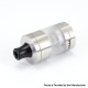 SXK VWM Intensa Style RTA Atomizer - Silver + Translucent, 316SS + PCTG, 5.2ml, 10 PCS Air Pins, 22mm Diameter