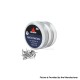 [Ships from Bonded Warehouse] Authentic Hellvape Ni80 Triple Core Fused Clapton Prebuilt Coil - 28Ga x 3 + 36Ga, 0.42ohm (10PCS)