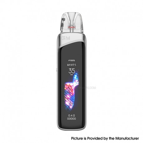 [Ships from Bonded Warehouse] Authentic Uwell Caliburn G4 Pro 35W Pod System Kit - Pearl Silver, 1800mAh, 3ml, 0.4ohm / 0.6ohm
