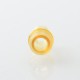Rekavape Monarchy J3s Style 510 Drip Tip for RDA / RTA / RDTA Atomizer - Brown, PEI