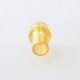 Rekavape Monarchy J3s Style 510 Drip Tip for RDA / RTA / RDTA Atomizer - Brown, PEI