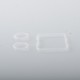 Monarchy Style Crystal Boro Tank for SXK BB / Billet AIO Box Mod Kit - Translucent Black, Acrylic