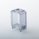 Monarchy Style Crystal Boro Tank for SXK BB / Billet AIO Box Mod Kit - Translucent Black, Acrylic