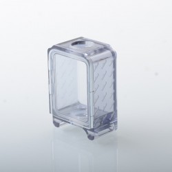 Monarchy Style Crystal Boro Tank for SXK BB / Billet AIO Box Mod Kit - Translucent Black, Acrylic