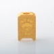 Monarchy Inverted Skull Style Boro Tank for SXK BB / Billet AIO Box Mod Kit - Gold, Aluminum Alloy