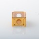 Monarchy Inverted Skull Style Boro Tank for SXK BB / Billet AIO Box Mod Kit - Gold, Aluminum Alloy