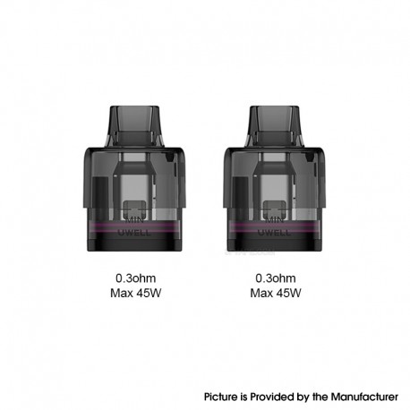 [Ships from Bonded Warehouse] Authentic Uwell Typhos Replacement Pod Cartridge - 0.3ohm, 6ml (2 PCS)