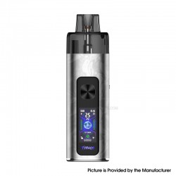 [Ships from Bonded Warehouse] Authentic Uwell Typhos 45W Pod System Kit - Starlight Silver, 2000mAh, 5~45W, 6ml, 0.3ohm / 0.6ohm