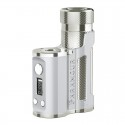 Authentic Mechlyfe x Fallout x Mrjustright1 Paramour SBS Mod - Full Silver, Side-by-Side, 5~80W, 1 x 18650 / 20700 / 21700