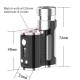 Authentic Mechlyfe x Fallout x Mrjustright1 Paramour SBS Mod - Full Silver, Side-by-Side, 5~80W, 1 x 18650 / 20700 / 21700