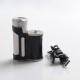 Authentic Mechlyfe x Fallout x Mrjustright1 Paramour SBS Mod - Black Silver, Side-by-Side, 5~80W, 1 x 18650 / 20700 / 21700