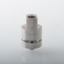 Monad V2 Style Genesis MTL RDTA Rebuildable Tank Atomizer - Silver, 2.0ml, 22mm Diameter