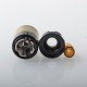 415 Four One Five S61 V2 Style Genesis Atty RDTA Rebuildable Atomizer - Black, 316SS + PEI, 3.0ml, 22mm Diameter