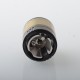 415 Four One Five S61 V2 Style Genesis Atty RDTA Rebuildable Atomizer - Black, 316SS + PEI, 3.0ml, 22mm Diameter