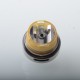 Rekavape Steam Tuners Edge Style MTL / DL RTA Atomizer - Silver + Brown, Air Pin 0.8, 1, 1.2,1.5, 1.8, 2, 2.5, 3mm, 2.8ml, 22mm