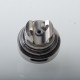 Rekavape Steam Tuners Edge Style MTL / DL RTA Atomizer - Silver + Brown, Air Pin 0.8, 1, 1.2,1.5, 1.8, 2, 2.5, 3mm, 2.8ml, 22mm