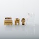 Rekavape DotMobb Dot Mobb UPT Style RBA Tank for dotMod dotAIO V1 / V2 Pod - Gold, 316SS, 1, 1.2, 1.4, 1.5, 1.8, 2, 2.5, 3, 4mm