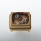 Rekavape DotMobb Dot Mobb UPT Style RBA Tank for dotMod dotAIO V1 / V2 Pod - Gold, 316SS, 1, 1.2, 1.4, 1.5, 1.8, 2, 2.5, 3, 4mm