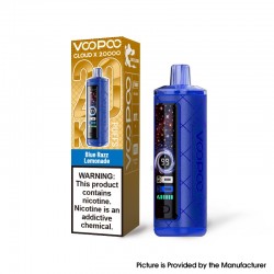 [Ships from Bonded Warehouse] VOOPOO Cloud X 20000 20K Puffs Disposable Vape Kit 900mAh 25ml Blue Razz Lemonade - 6mg