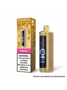 [Ships from Bonded Warehouse] VOOPOO Cloud X 20000 20K Puffs Disposable Vape Kit 900mAh 25ml Peach Ice - 6mg