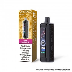[Ships from Bonded Warehouse] VOOPOO Cloud X 20000 20K Puffs Disposable Vape Kit 900mAh 25ml Sweet Passionfruit - 6mg