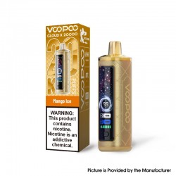 [Ships from Bonded Warehouse] VOOPOO Cloud X 20000 20K Puffs Disposable Vape Kit 900mAh 25ml Mango Ice - 6mg