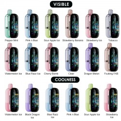 [Ships from Bonded Warehouse] Authentic Nexa FLEX Disposable Vape Kit 1200mAh 18ml Clear Visible Version 50mg
