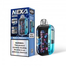 [Ships from Bonded Warehouse] Authentic Nexa Ultra Disposable Vape Kit 800mAh 20ml 40000 Puffs Blueberry Watermelon 50mg