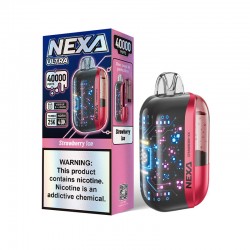 [Ships from Bonded Warehouse] Authentic Nexa Ultra Disposable Vape Kit 800mAh 20ml 40000 Puffs Watermelon Ice 50mg