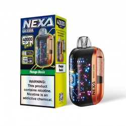 [Ships from Bonded Warehouse] Authentic Nexa Ultra Disposable Vape Kit 800mAh 20ml 40000 Puffs Mango Oasis 50mg