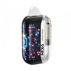 [Ships from Bonded Warehouse] Authentic Nexa Ultra Disposable Vape Kit 800mAh 20ml 40000 Puffs Winter Green 50mg