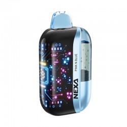 [Ships from Bonded Warehouse] Authentic Nexa Ultra Disposable Vape Kit 800mAh 20ml 40000 Puffs Pink N Blue 50mg