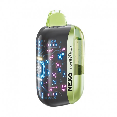 [Ships from Bonded Warehouse] Authentic Nexa Ultra Disposable Vape Kit 800mAh 20ml 40000 Puffs Guava Pineapple Shake 50mg