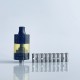 Rekavape VWM Intensa Style RTA Atomizer - Black + Brown, 316SS + PEI, 5.2ml, 10 PCS Air Pins, 22mm Diameter