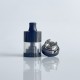 Rekavape VWM Intensa Style RTA Atomizer - Black + Translucent, 316SS + PCTG, 5.2ml, 10 PCS Air Pins, 22mm Diameter