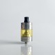 Rekavape VWM Intensa Style RTA Atomizer - Silver + Brown, 316SS + PEI, 5.2ml, 10 PCS Air Pins, 22mm Diameter