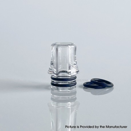 Rekavape VWM Intensa Style Replacement 510 Drip Tip - Translucent, PC