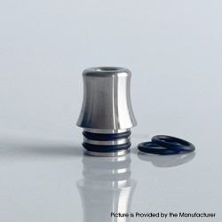 Rekavape VWM Intensa Style Replacement 510 Drip Tip - Silver, Stainless Steel