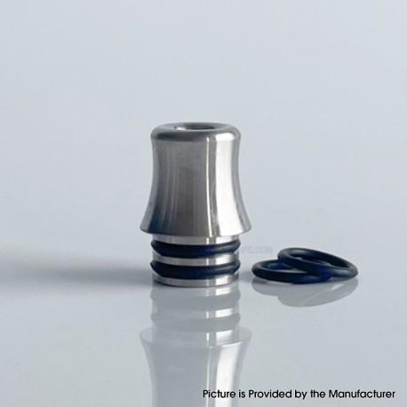 Rekavape VWM Intensa Style Replacement 510 Drip Tip - Silver, Stainless Steel